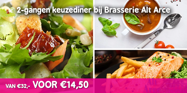 Keuzediner bij Brasserie Alt Arce