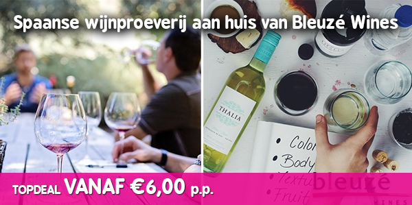 Wijnproeverij aan huis van Bleuze Wines