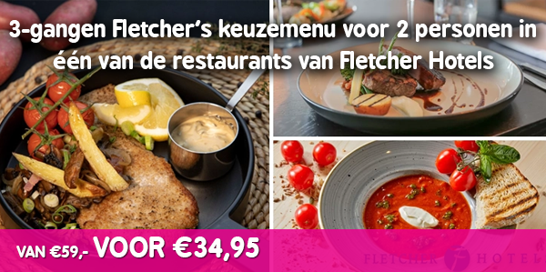 3-gangen Fletcher's keuzemenu voor 2 bij Fletcher