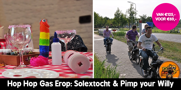 Hop Hop Gas Erop: Solextocht & Pimp your Willy