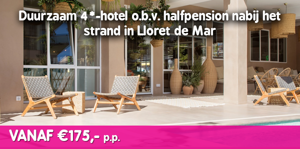 4*-hotel o.b.v. halfpension nabij het strand in Lloret de Mar