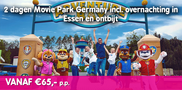 2 dagen Movie Park Germany incl. overnachting