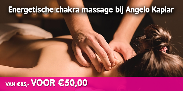 Energetische chakra massage bij Angelo Kaplar