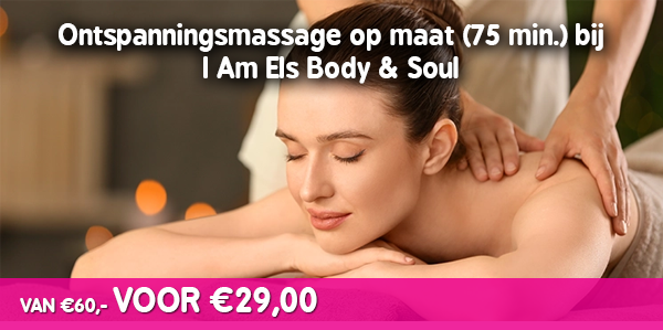 Ontspanningsmassage op maat bij I Am Els Beauty & Soul