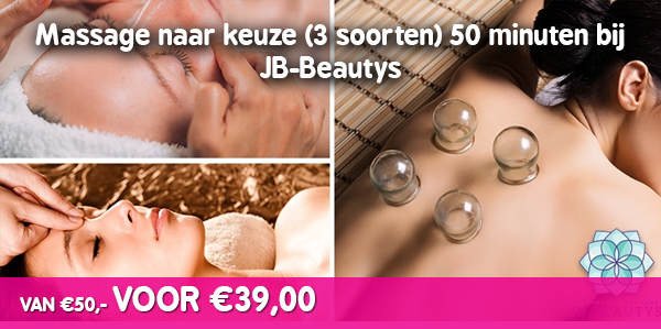 Massage naar keuze bij JB-Beautys