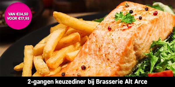 2-gangen keuzediner bij Brasserie Alt Arce