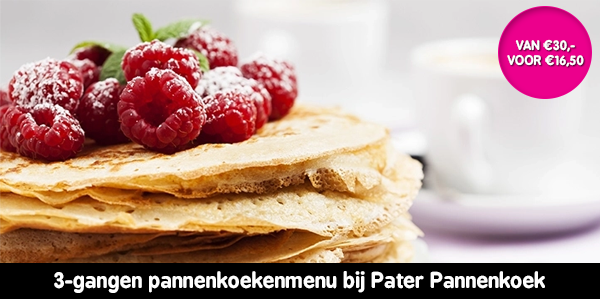 3-gangen bij Pater Pannenkoek