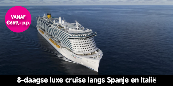 Cruise Spanje Italië