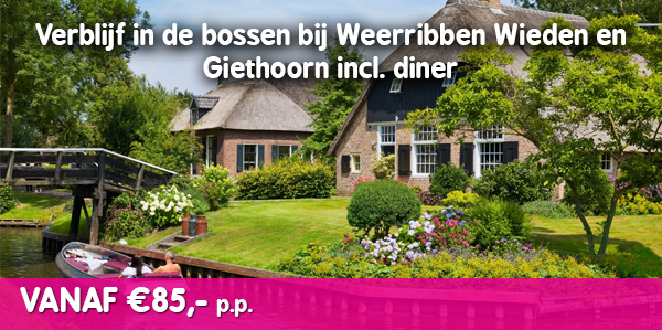 Verblijf in de bossen bij Giethoorn