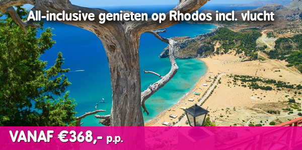 All-inclusive genieten op Rhodos incl. vlucht