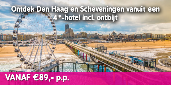 Ontdek Den Haag en Scheveningen vanuit een 4*-hotel incl. ontbijt