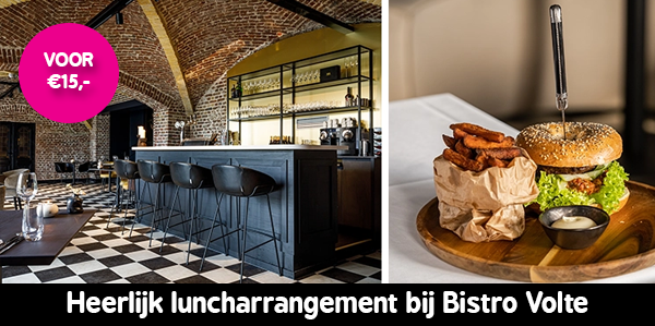 Luncharrangement bij Bistro Volte